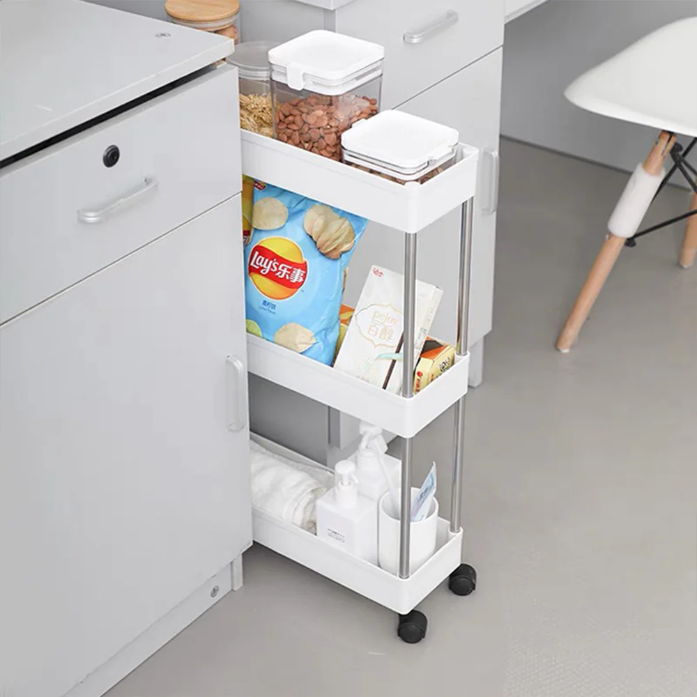Lifeideas Standing 3-Tier Corner Storage Rack Shelf - Image 2