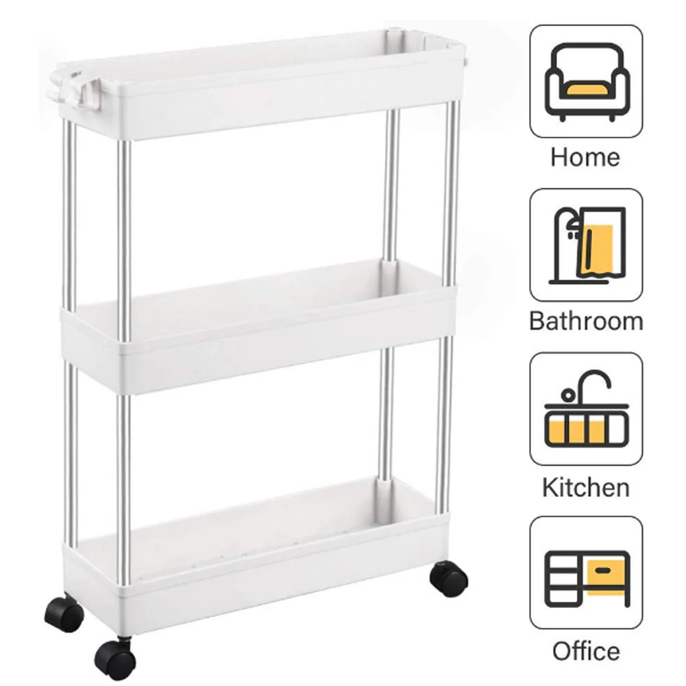 Lifeideas Standing 3-Tier Corner Storage Rack Shelf - Image 7