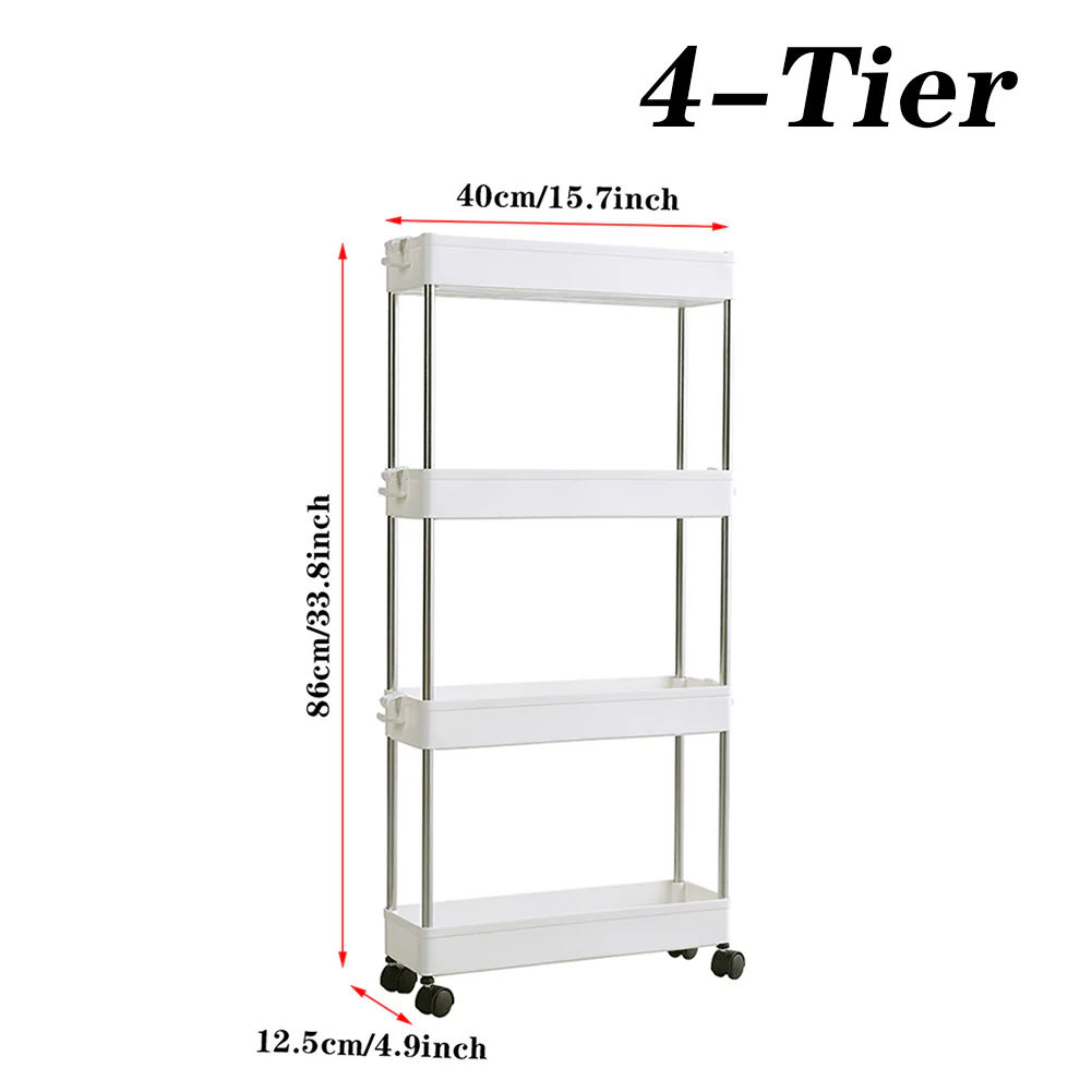 Lifeideas Standing 4-Tier Corner Storage Rack - Image 9