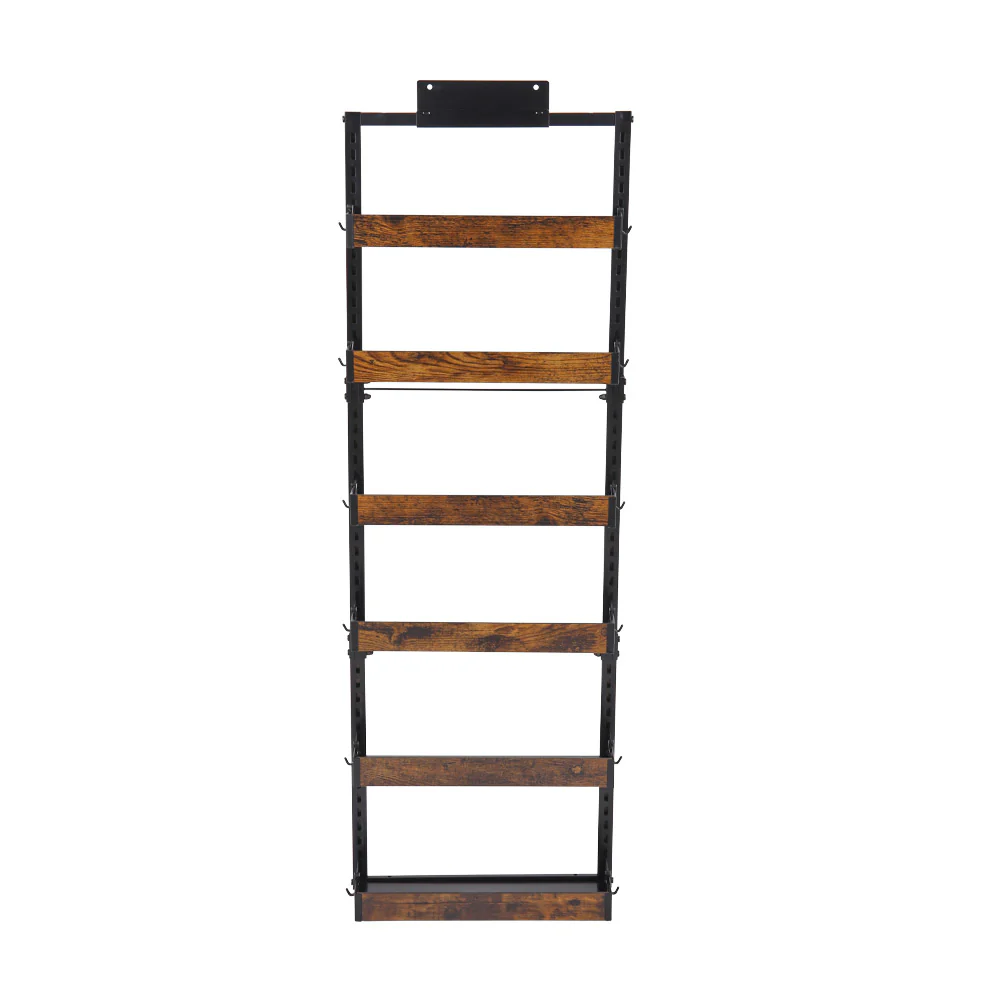 Lifeideas Steel and Wood Over-the-Door Kitchen Pantry Organizer - Image 3
