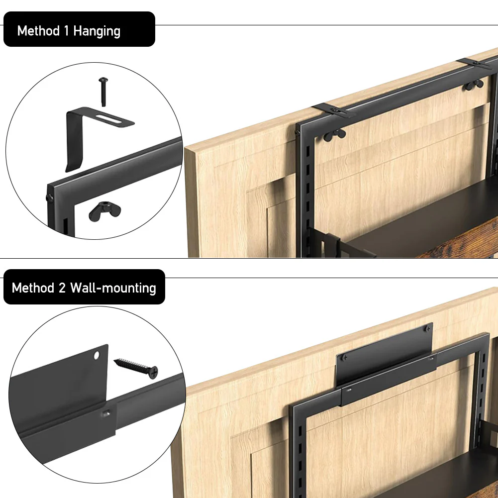 Lifeideas Steel and Wood Over-the-Door Kitchen Pantry Organizer - Image 7