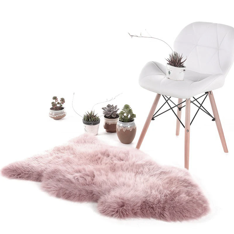 Lifeideas Super Soft Shaggy Area Rug Irregular Shape - Image 2