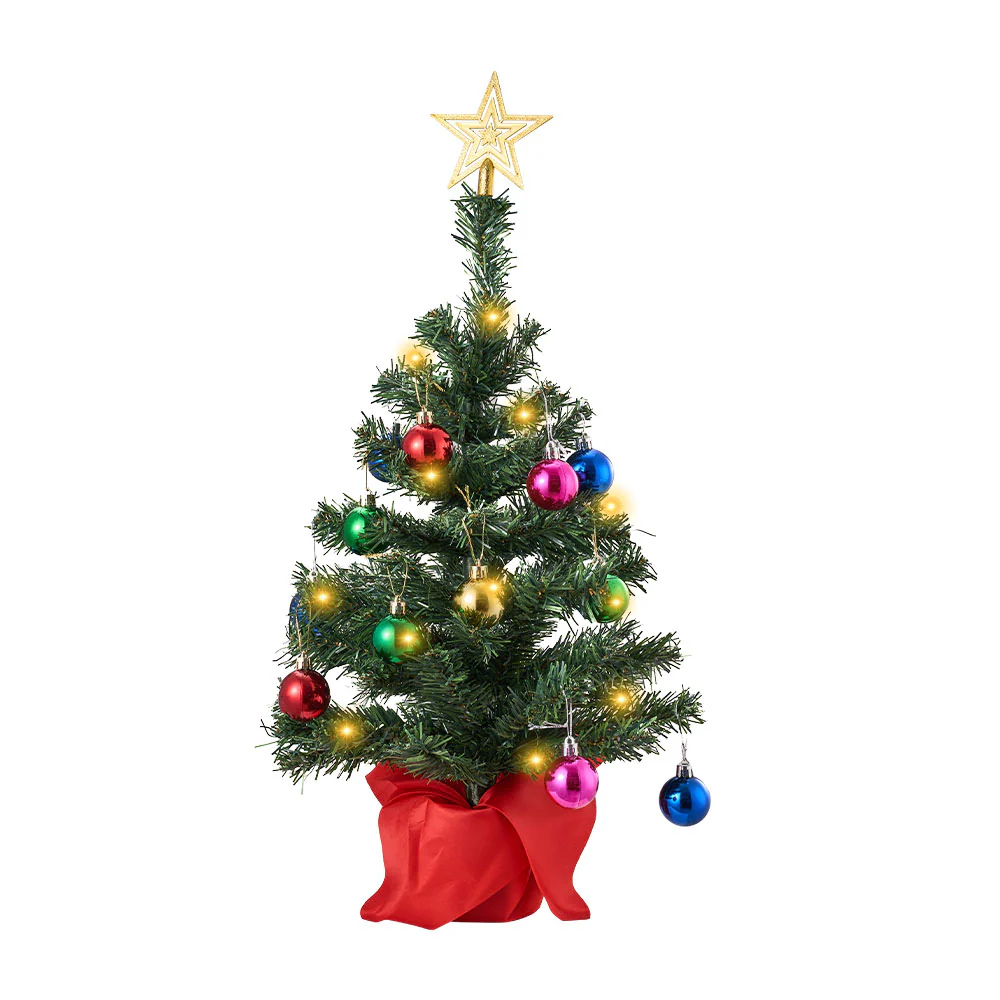 Lifeideas Tabletop Christmas Tree Decoration with LED String Light - Image 4