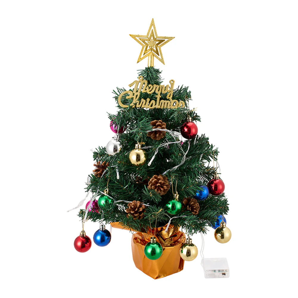 Lifeideas Tabletop Christmas Tree Decoration with LED String Light - Image 2