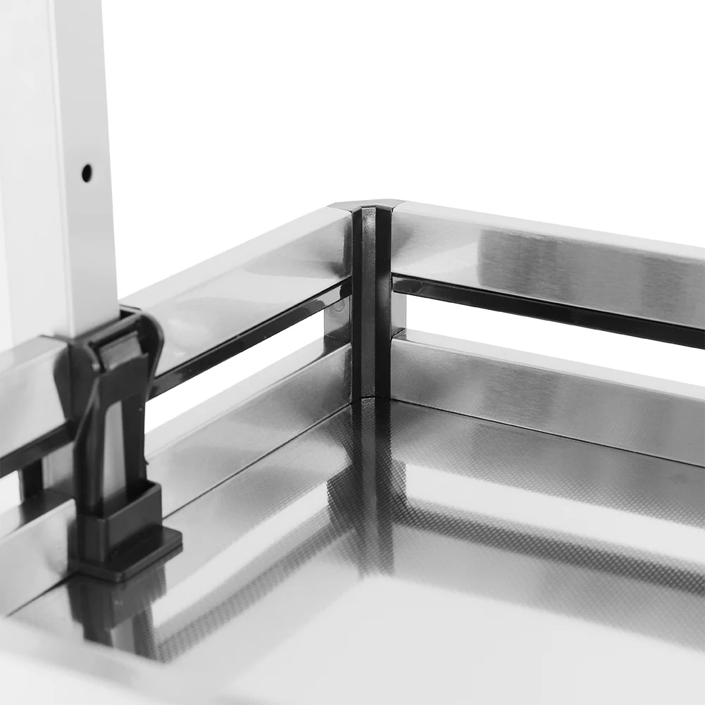 Lifeideas Tall and Narrow 6-Tier Metal Kitchen Pull-out Kitchen Cabinet Basket Shelf - Image 5