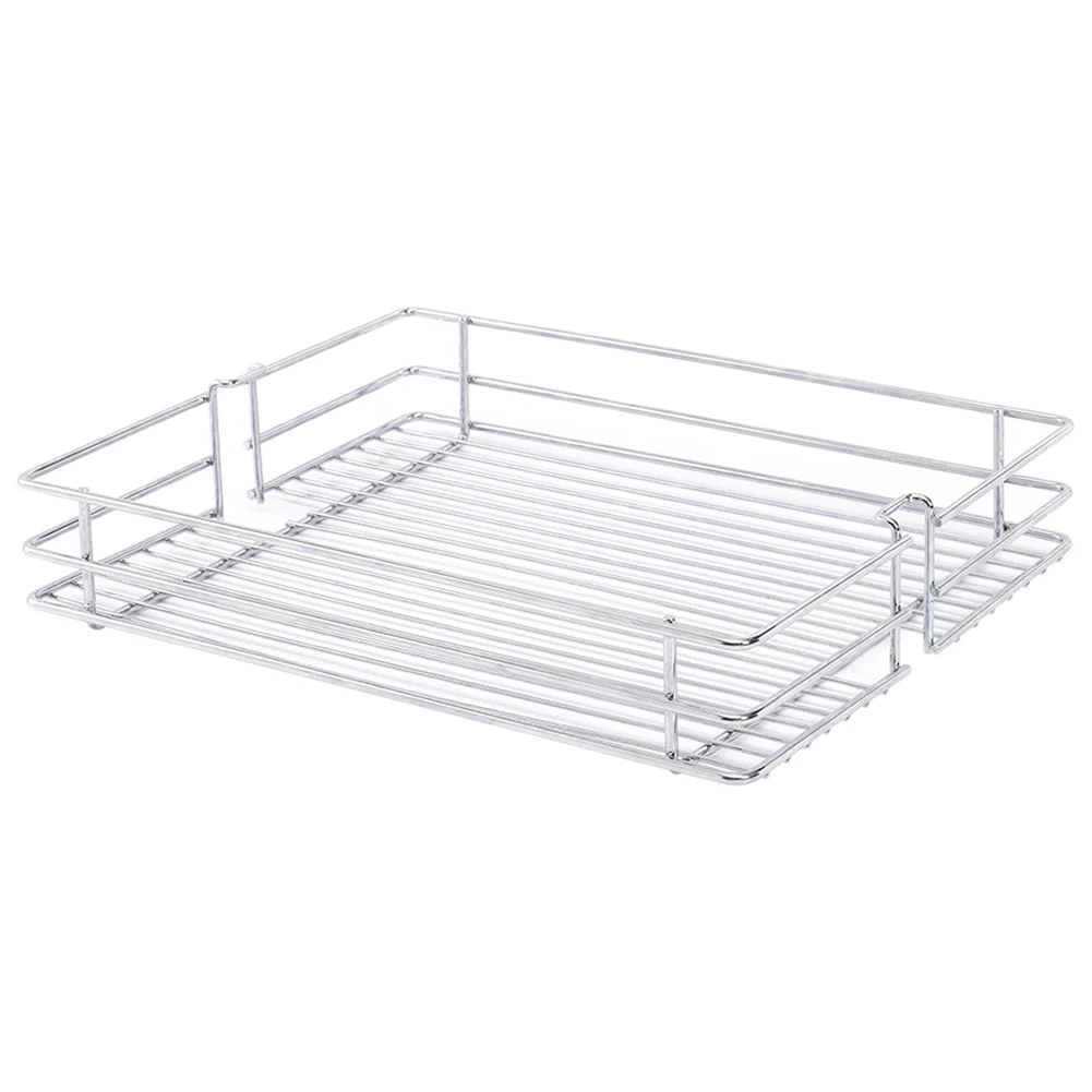 Tall And Narrow 6-Tier Metal Kitchen Pull-out Kitchen Cabinet Basket Shelf - Image 2