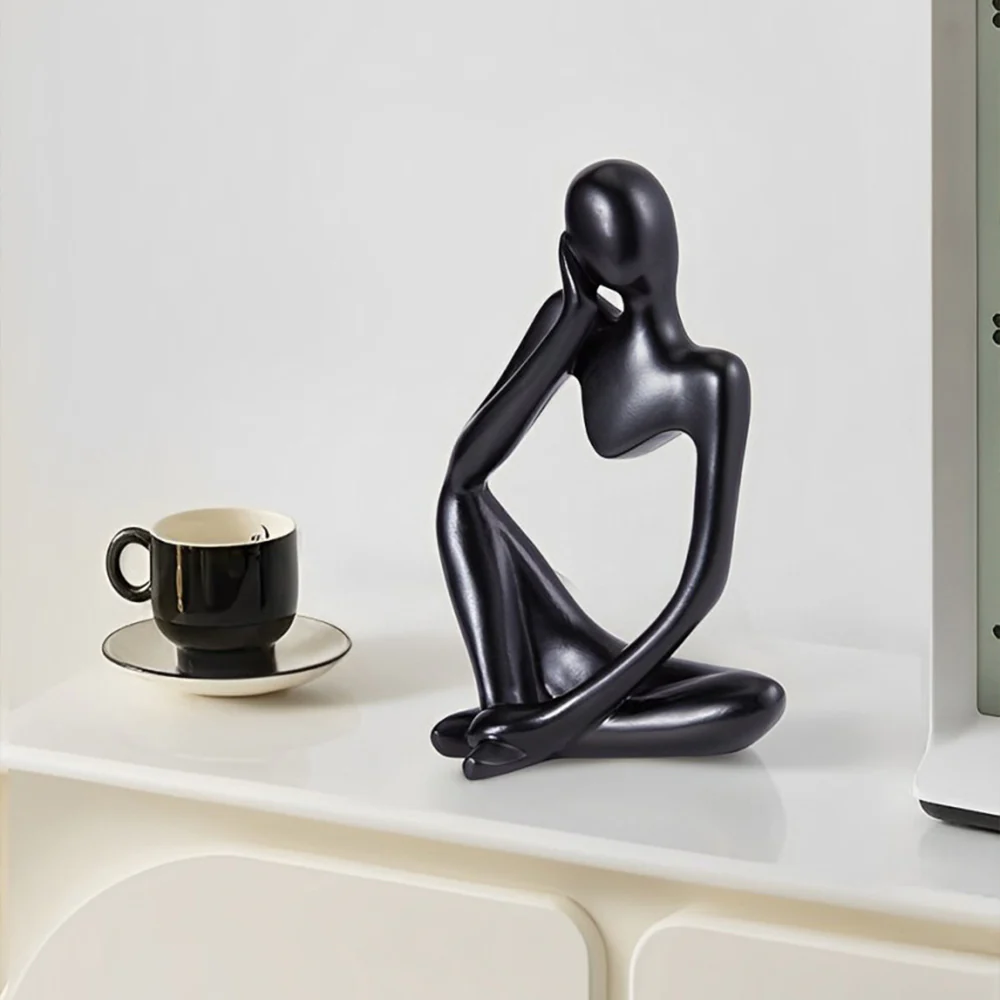 Lifeideas Thinker Resin Tabletop Abstract Decor - Image 2