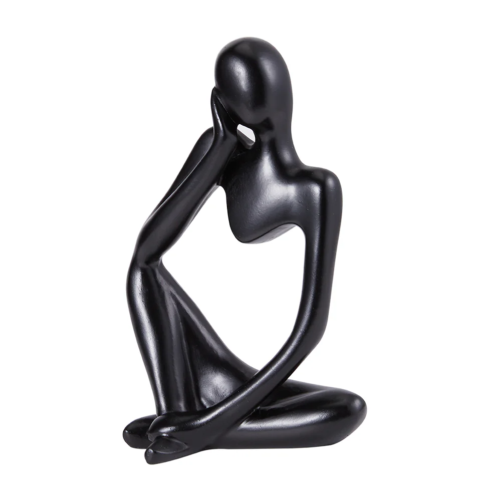 Lifeideas Thinker Resin Tabletop Abstract Decor - Image 3