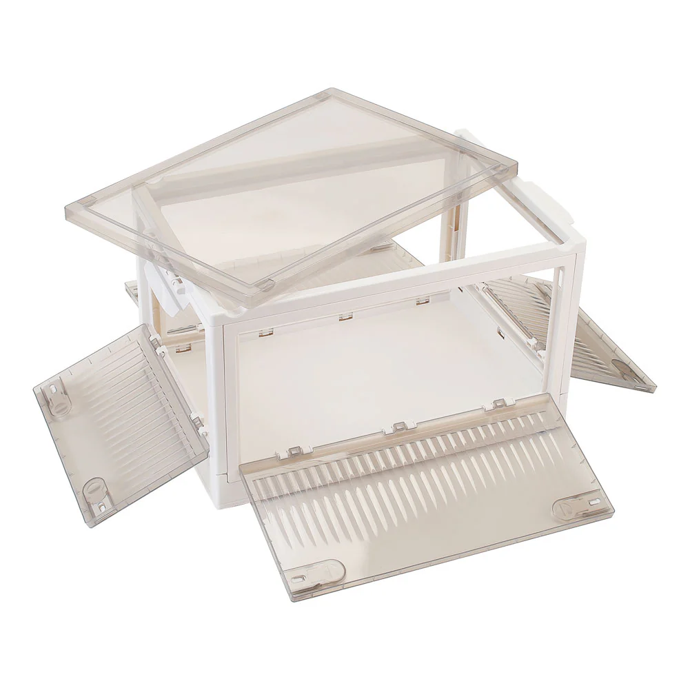 Lifeideas Transparent Folding Storage Box With Wheels - Image 19