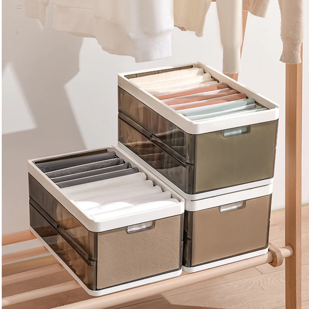 Lifeideas Transparent Wardrobe Organiser Box - Image 2