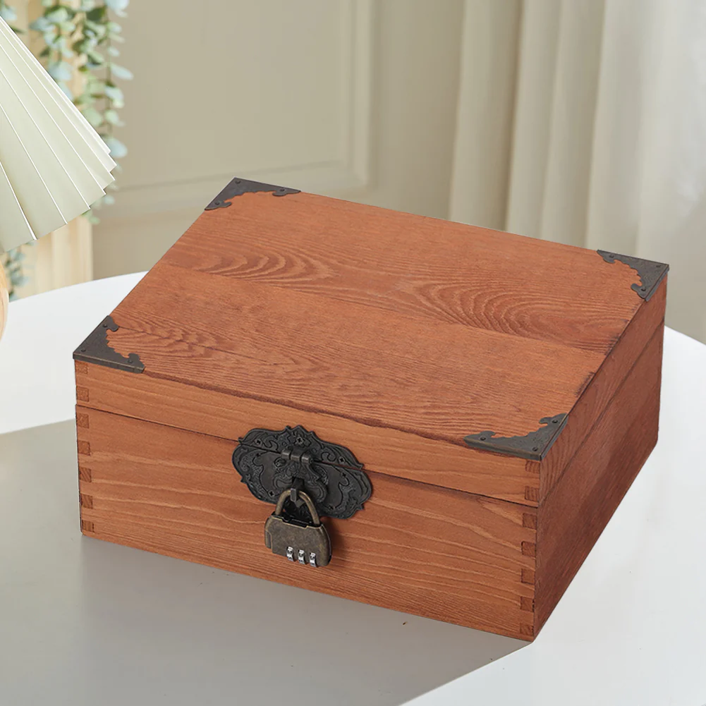 Lifeideas Vintage Wooden Storage Box