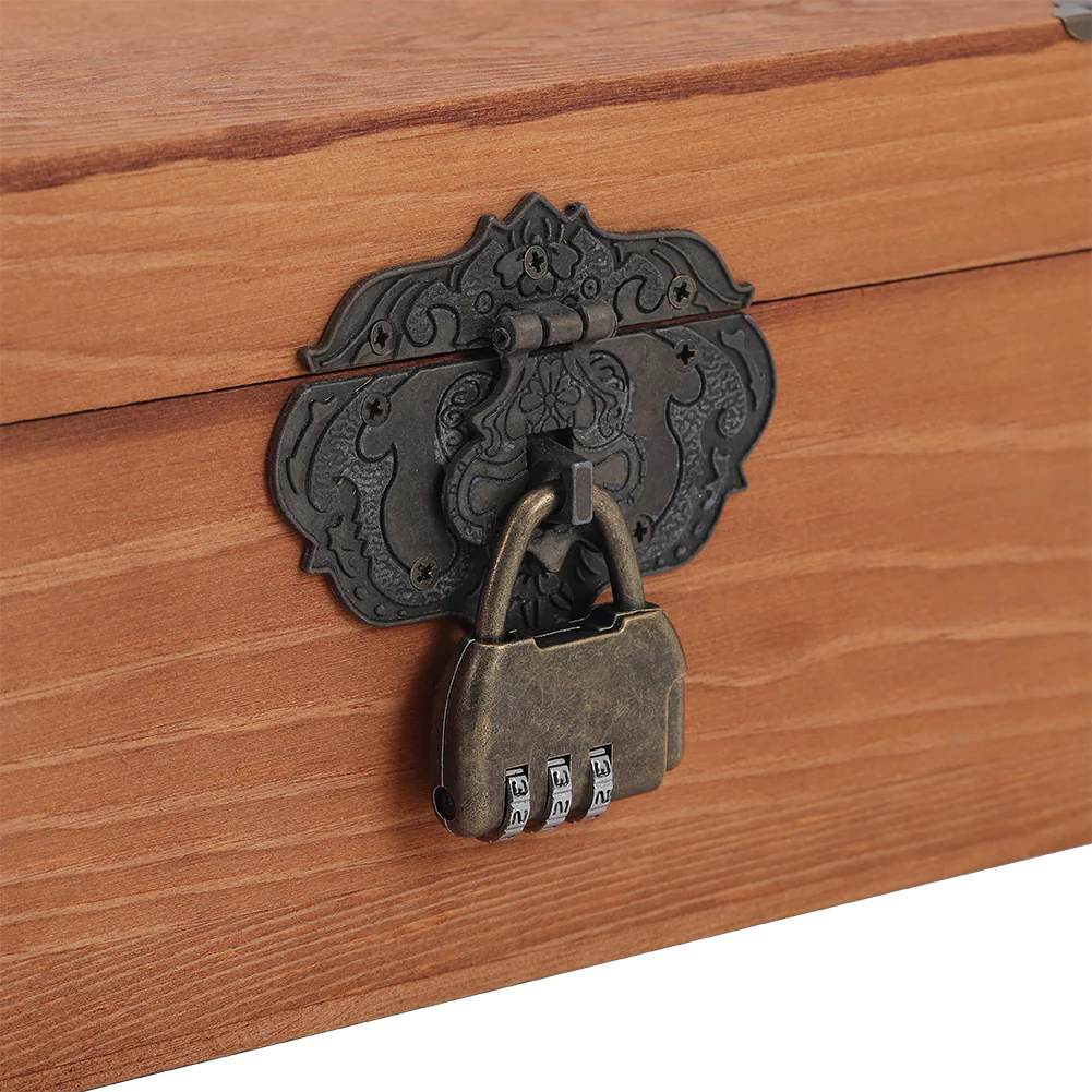 Lifeideas Vintage Wooden Storage Box - Image 4