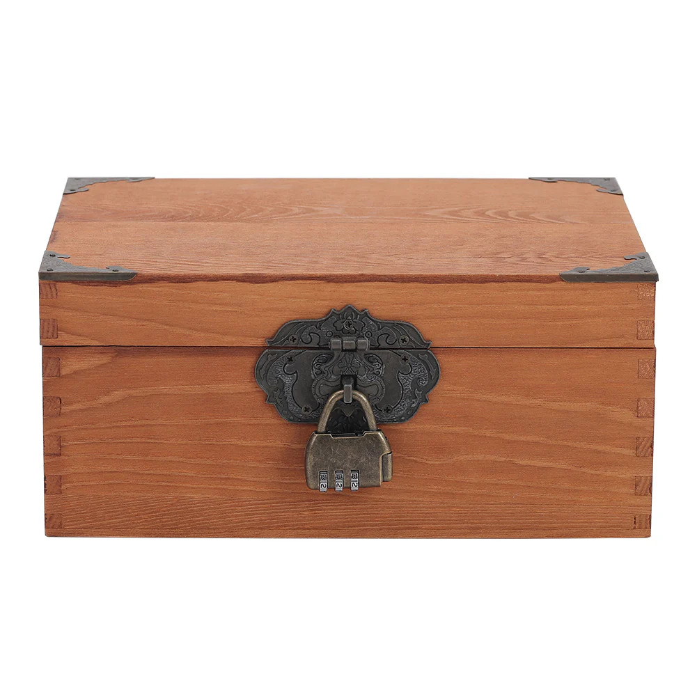 Lifeideas Vintage Wooden Storage Box - Image 8