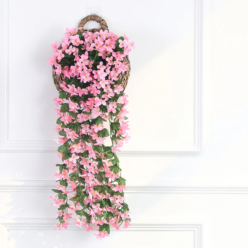 Lifeideas Wall Hanging Faux Violet Garland - Image 4