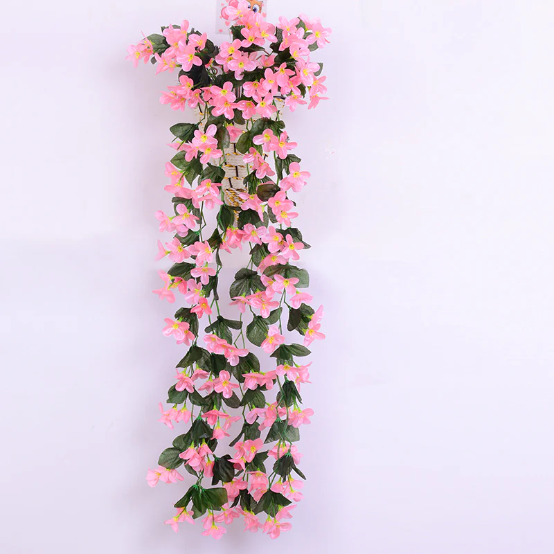 Lifeideas Wall Hanging Faux Violet Garland - Image 5