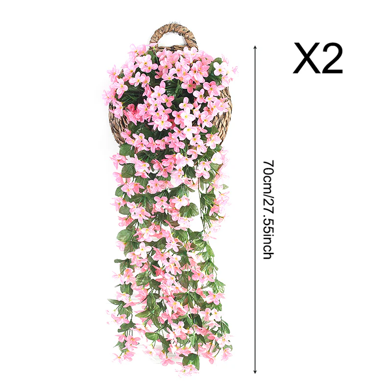 Lifeideas Wall Hanging Faux Violet Garland - Image 7