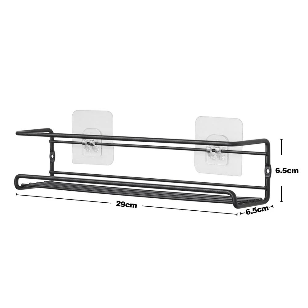 Lifeideas Wall Mount Metal Wire Spice Rack Set of 4 - Image 8
