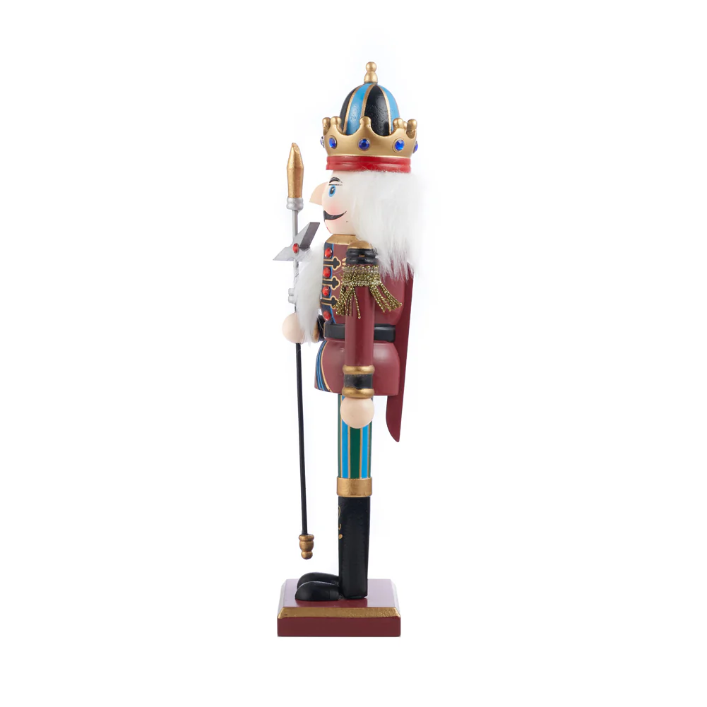Lifeideas Wooden Nutcracker Soldier Figurine Christmas Ornament - Image 4