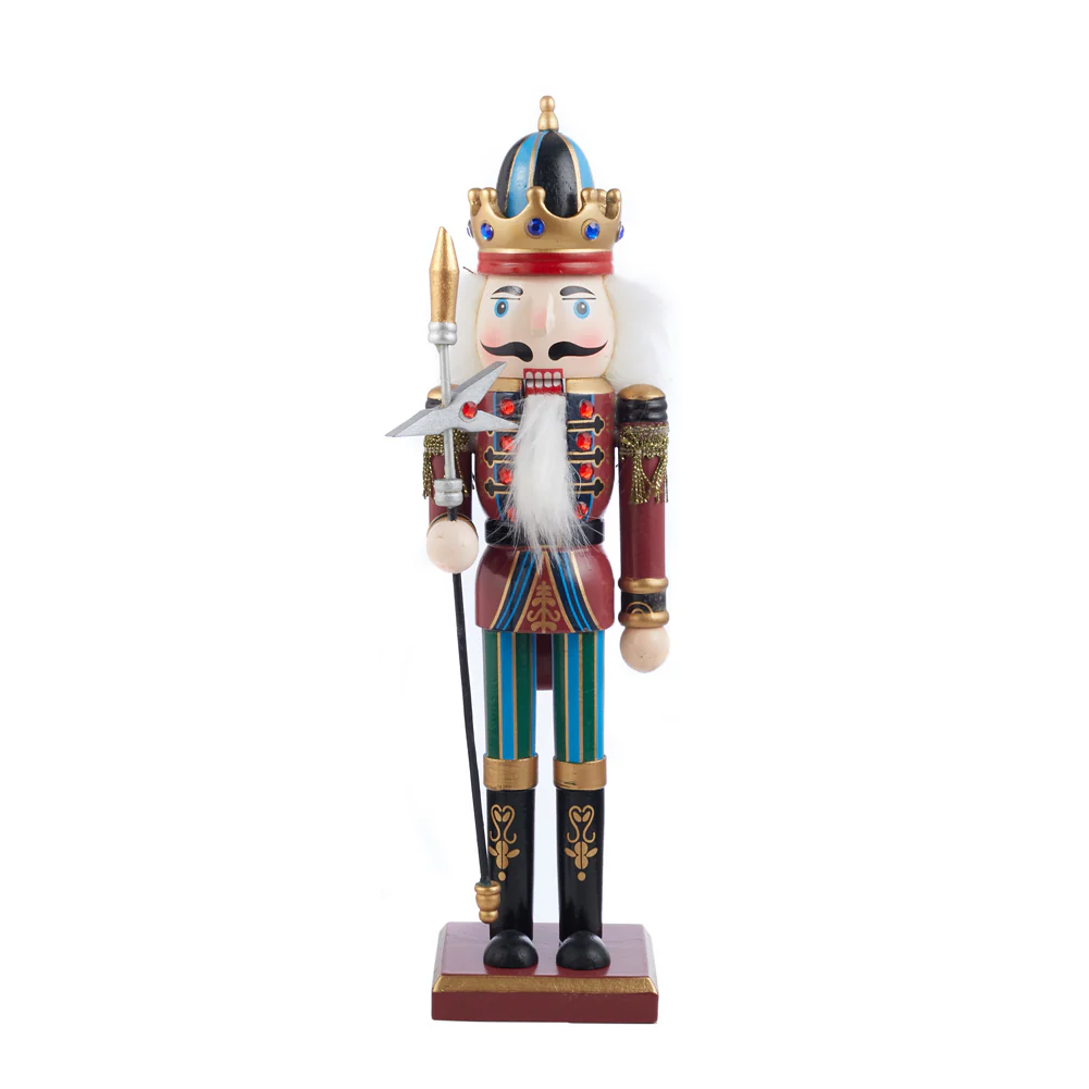 Lifeideas Wooden Nutcracker Soldier Figurine Christmas Ornament - Image 5