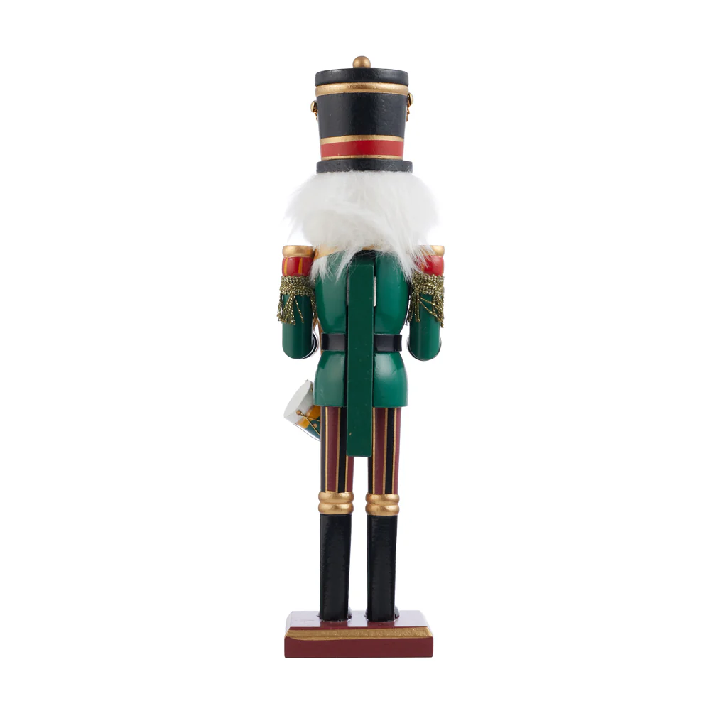 Lifeideas Wooden Nutcracker Soldier Figurine Christmas Ornament - Image 3