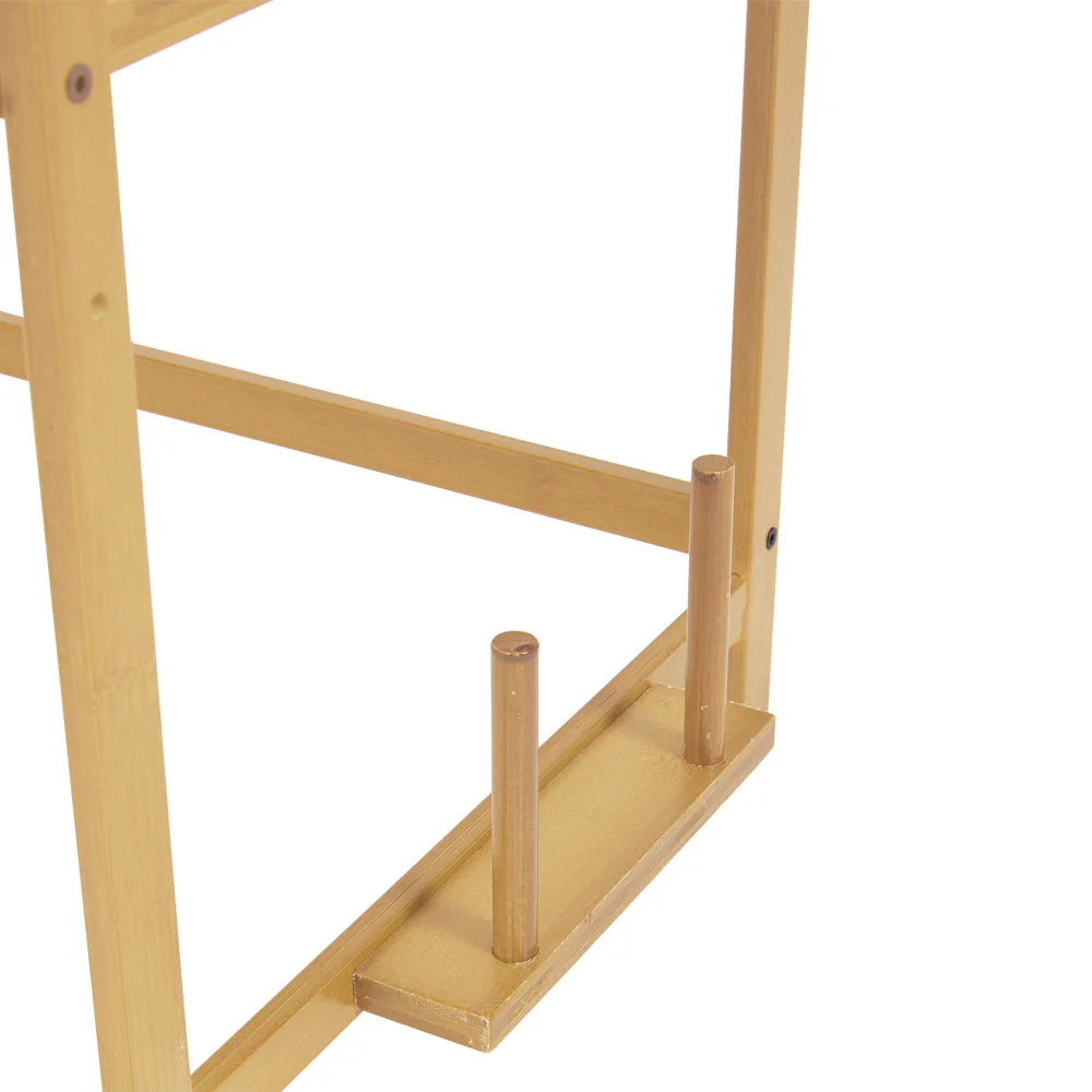 Lifeideas Wooden Spice Rack Organizer with Hooks - Image 5