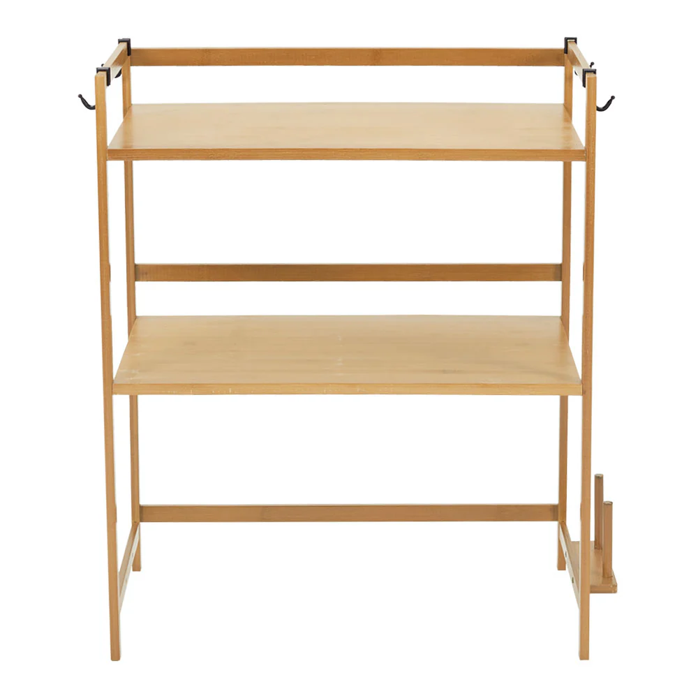 Lifeideas Wooden Spice Rack Organizer with Hooks - Image 7