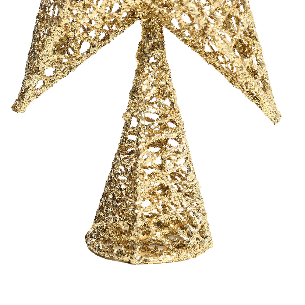 Lifeideas Wrought Iron Star Christmas Tree Topper - Image 4