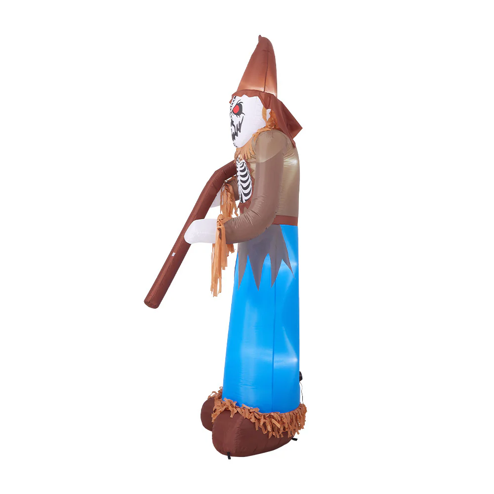 Lighted Scarecrow Grim Reaper Inflatable - Image 6