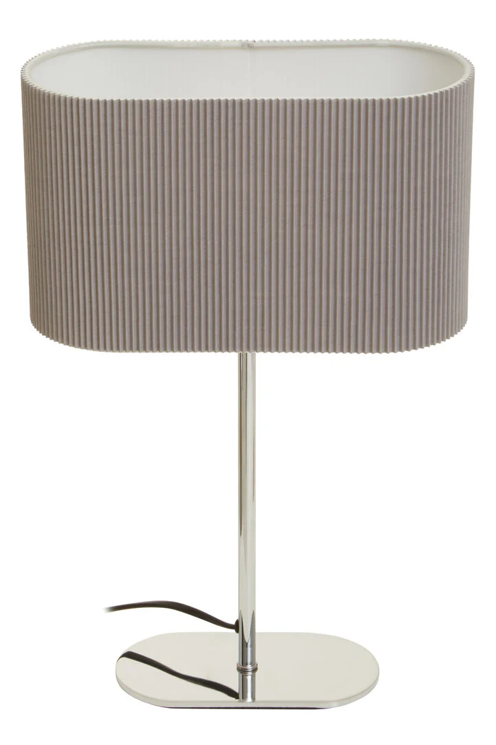 Lilian Shiny Silver Table Lamp - Image 3