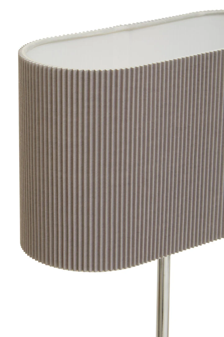 Lilian Shiny Silver Table Lamp - Image 4
