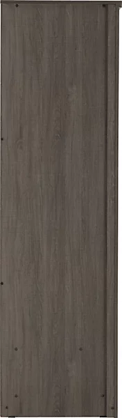 LISBON 2 DOOR WARDROBE - BLACK WOOD GRAIN - Image 5