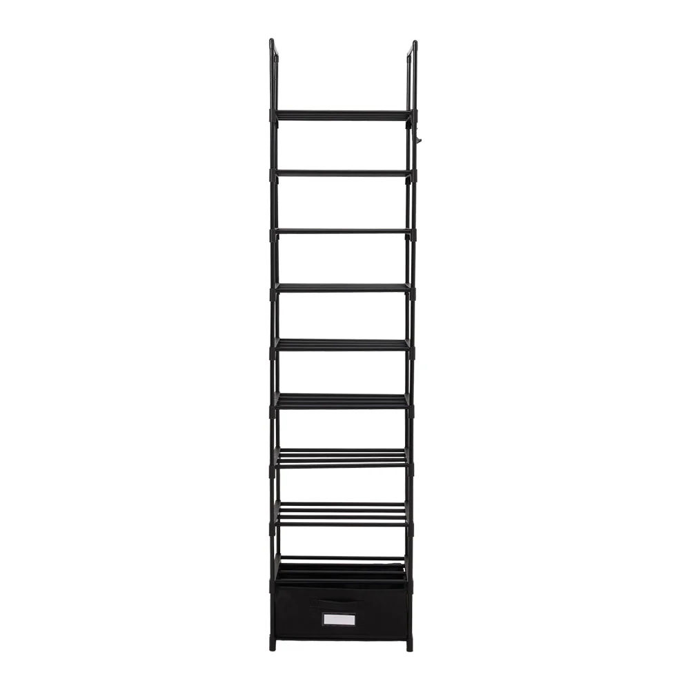 Livingandhome 10-Tier Shoe Rack with a Storage Box - Image 2