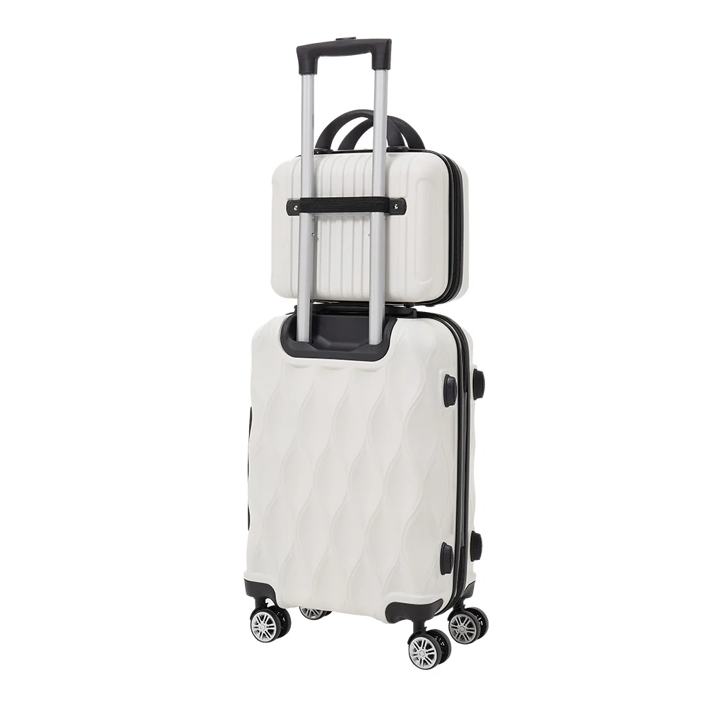Livingandhome 2-Piece Hard Shell Travel Suitcases Luggage Set - Image 3