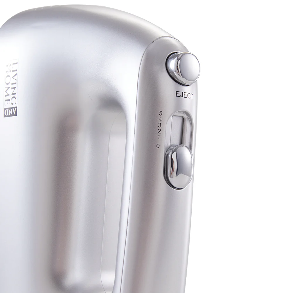 Livingandhome 250W Silver Hand Mixer Electric Whisk With 5 Speeds - Image 4