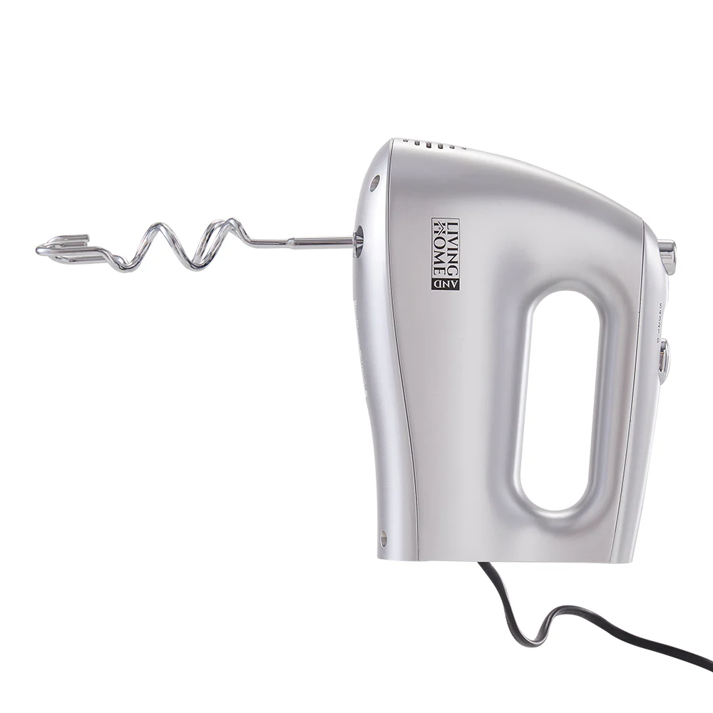 Livingandhome 250W Silver Hand Mixer Electric Whisk With 5 Speeds - Image 6