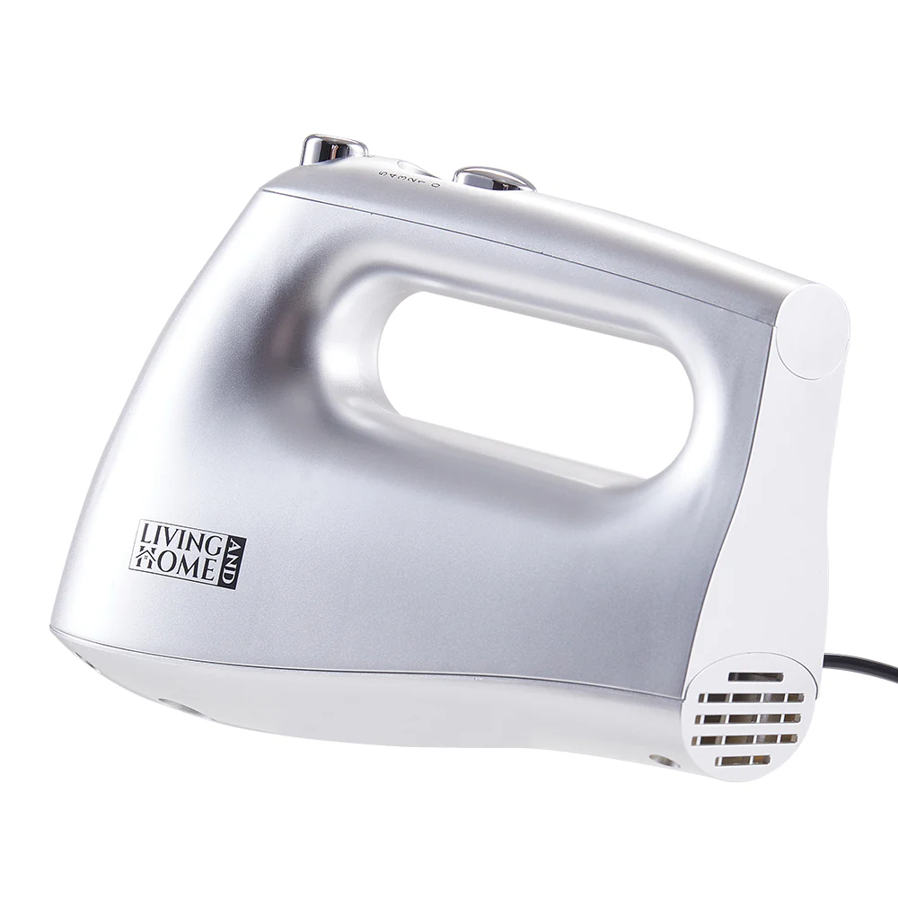 Livingandhome 250W Silver Hand Mixer Electric Whisk With 5 Speeds - Image 7