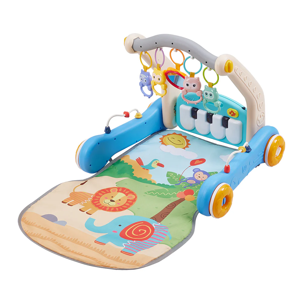 Livingandhome 2in1 Baby Play Mat and Walker with Musical Keyboard - Image 6