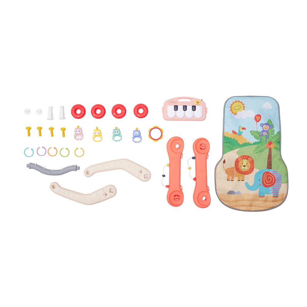 Livingandhome 2in1 Baby Play Mat and Walker with Musical Keyboard - Image 7