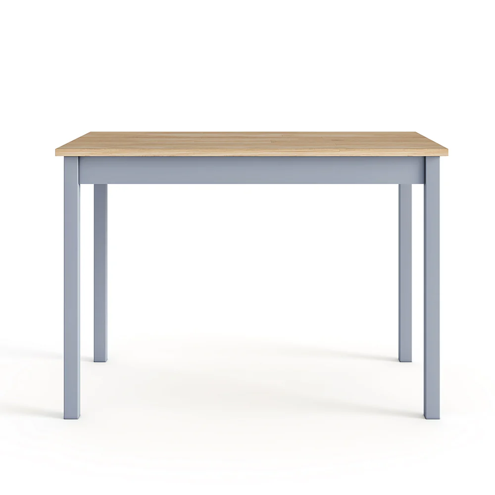Livingandhome 3 Piece Modern Wood Dining Table and Benches Set - Image 3