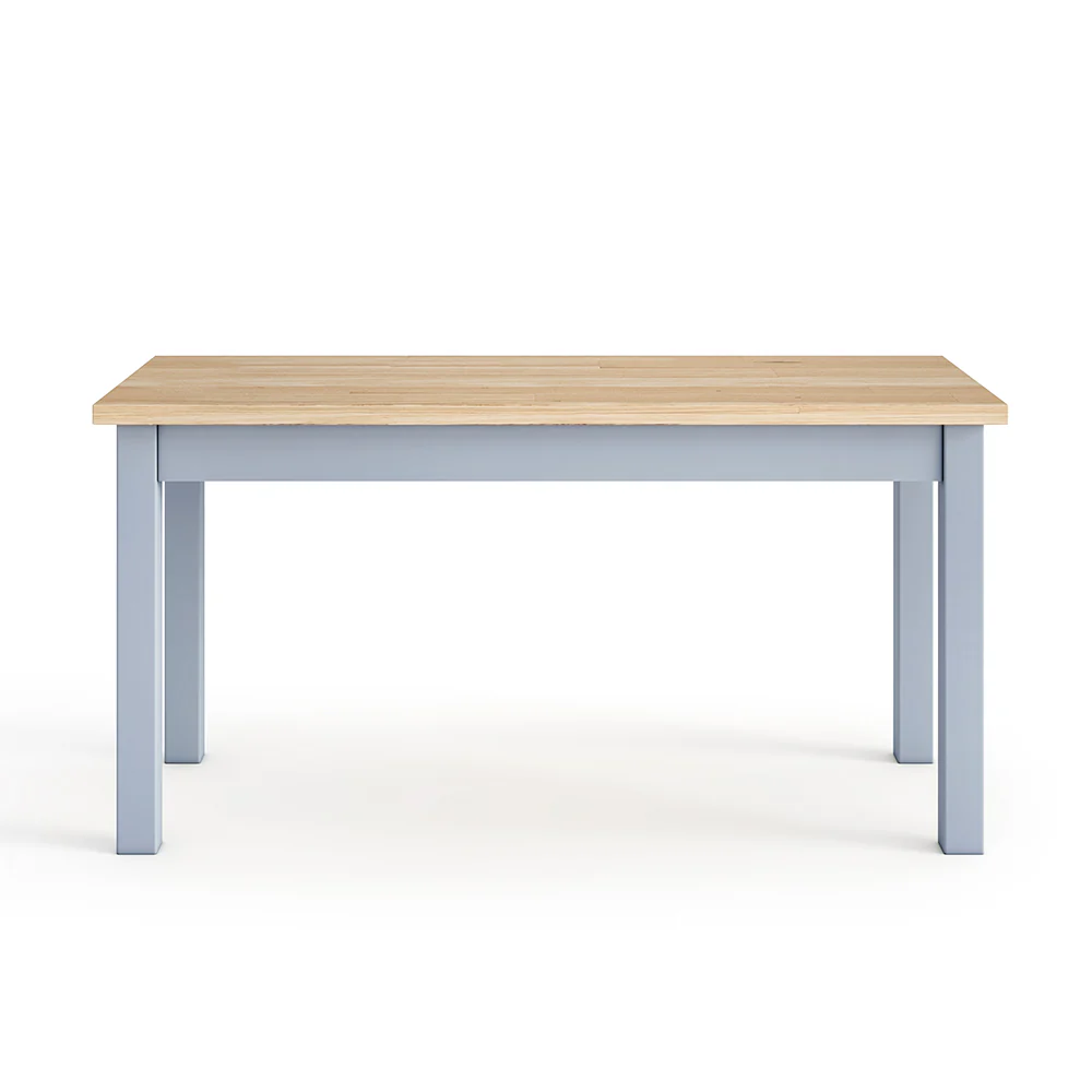 Livingandhome 3 Piece Modern Wood Dining Table and Benches Set - Image 5