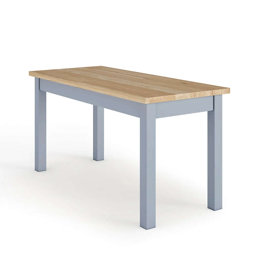 Livingandhome 3 Piece Modern Wood Dining Table and Benches Set - Image 6