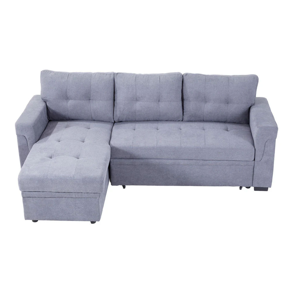 Livingandhome 3 Seat Upholstered Sofa Bed - Image 2
