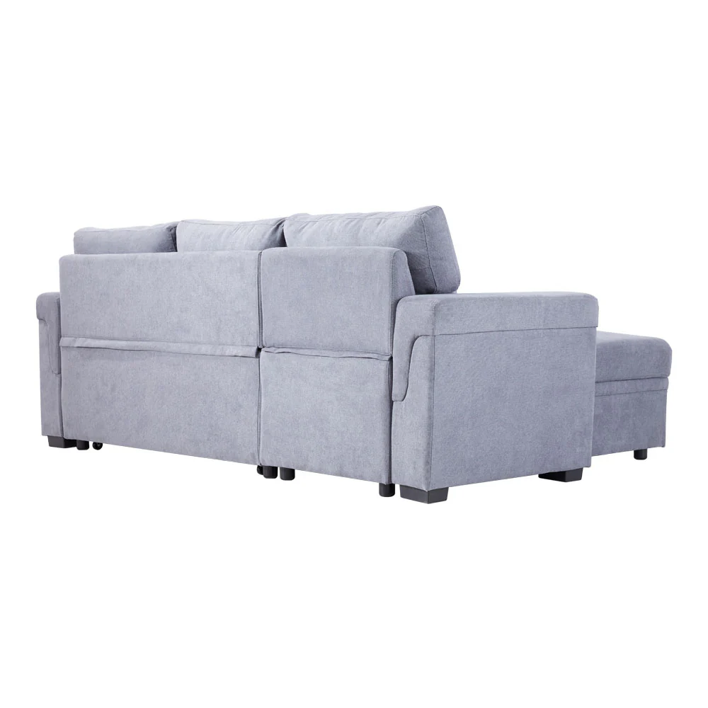 Livingandhome 3 Seat Upholstered Sofa Bed - Image 3