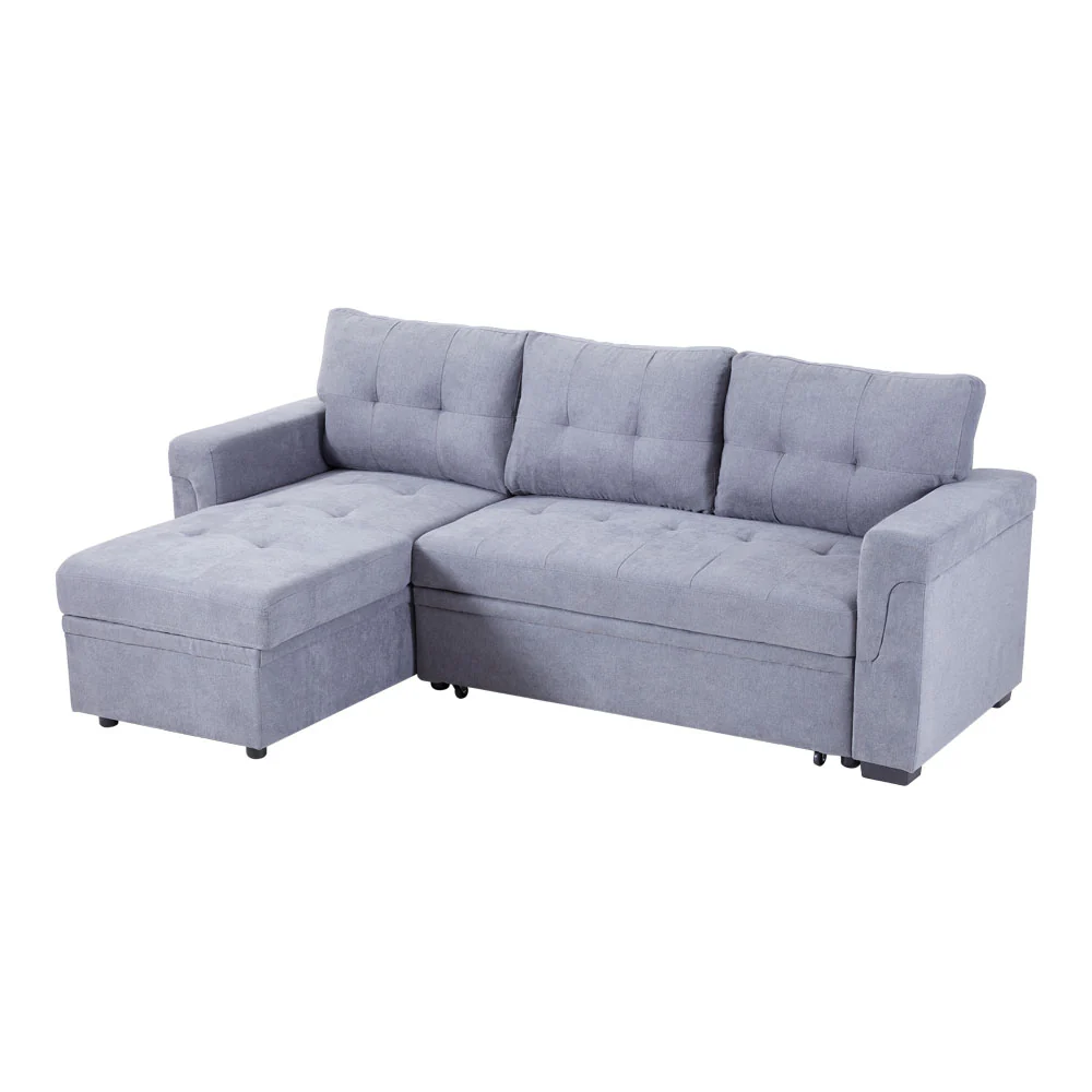 Livingandhome 3 Seat Upholstered Sofa Bed - Image 5