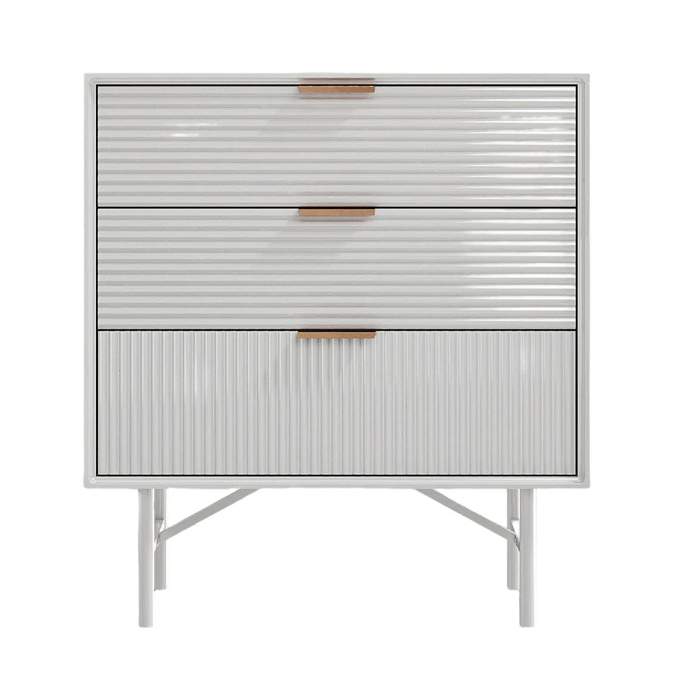 Livingandhome 3 Drawer Chest Of Drawers - Image 3