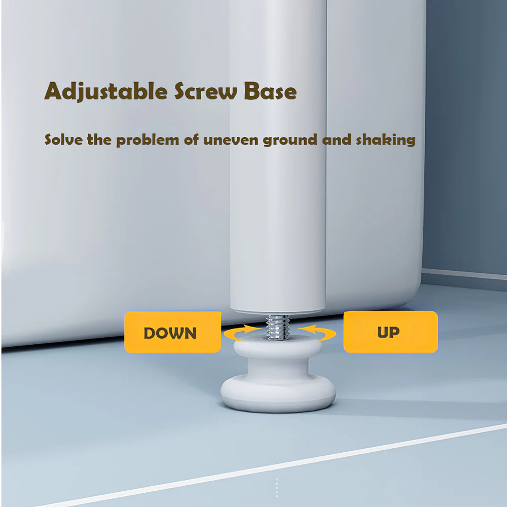 Livingandhome 3 Tiers Metal Bathroom Organizer Over Toilet Storage Shelves - Image 5