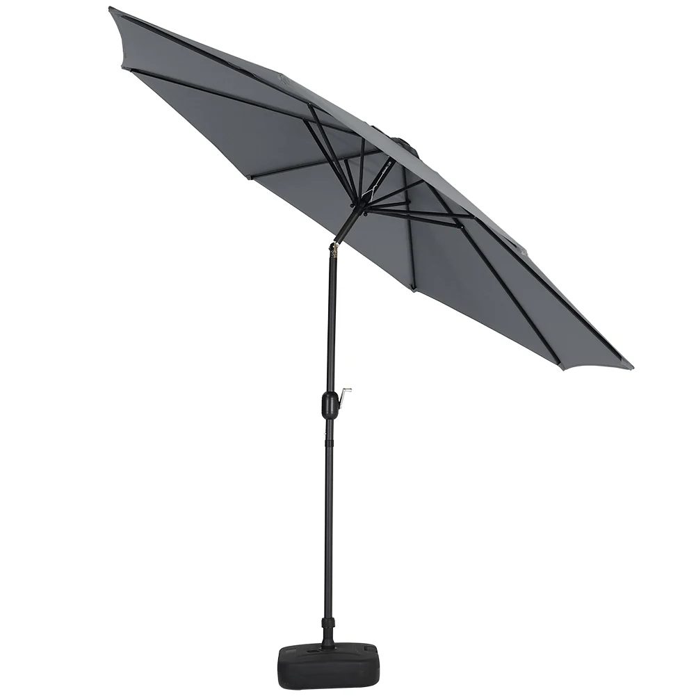 Livingandhome 3M Large Rotating Patio Parasol for Outdoor Sunshade and Rain - Image 12