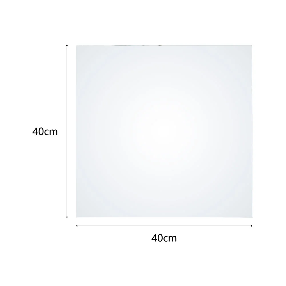 Livingandhome 3pcs Acrylic Adhesive Wall Mirror Tiles - Image 3