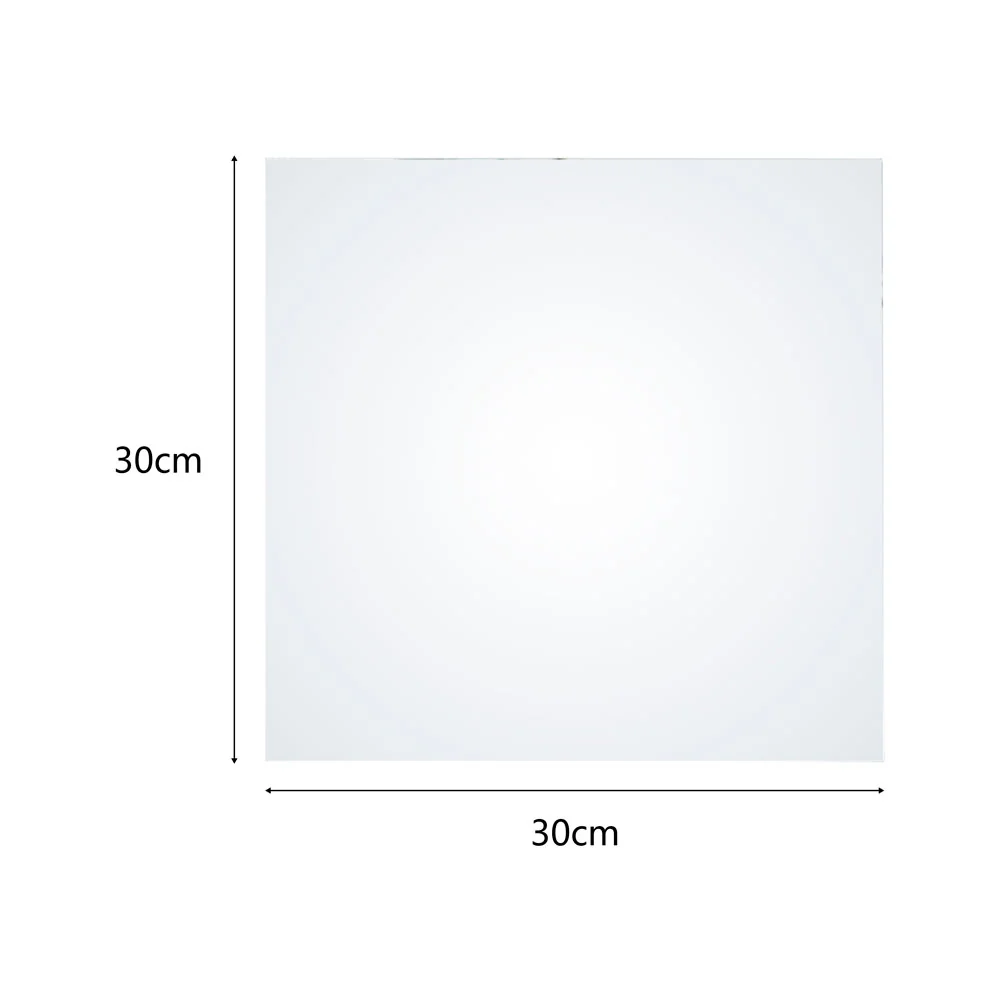 Livingandhome 3pcs Acrylic Adhesive Wall Mirror Tiles - Image 2