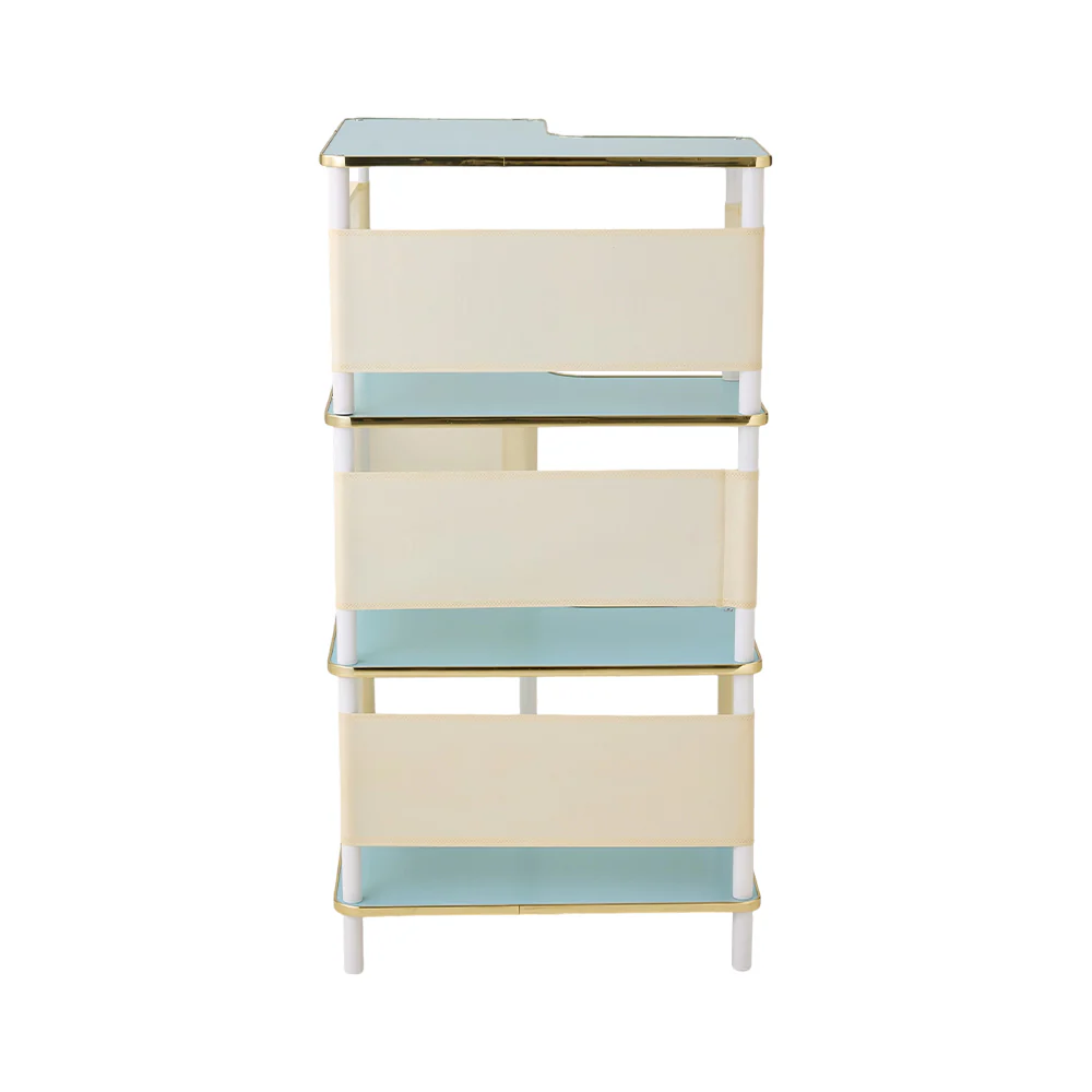 Livingandhome 4-Tier L-Shaped Corner Bookshelf - Image 2